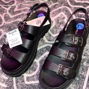 Sincerely Jules Black Sandals, size 7.5